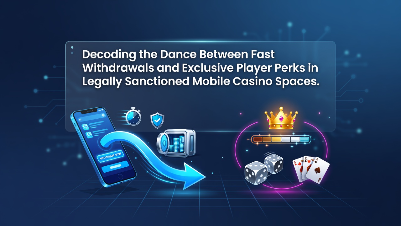 Mobile Casino-App mit Auszahlungs- und Bonus-Features auf einem Smartphone-Display