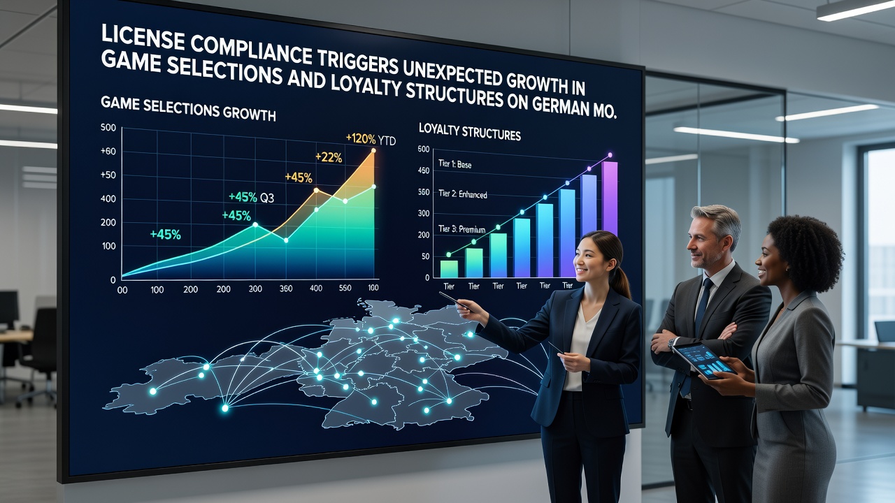 Analyse-Diagramm zu Wachstumstrends bei Spielangeboten und Loyalitätsstrukturen in deutschen Mobile-Casinos