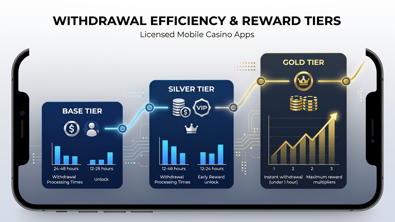Daten zu Auszahlungseffizienz und gestaffelten Prämien in deutschen mobilen Casinos