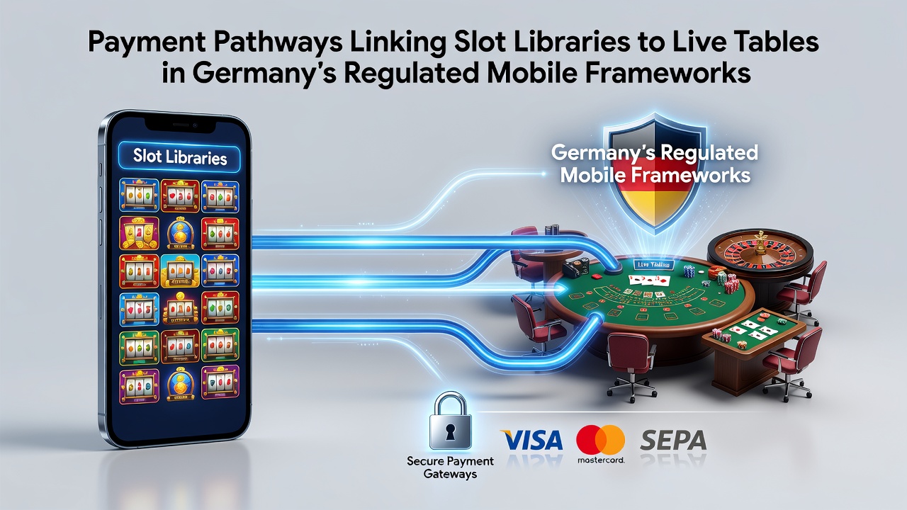 Zahlungswege verbinden Slot-Bibliotheken mit Live-Tischen in deutschen mobilen Frameworks