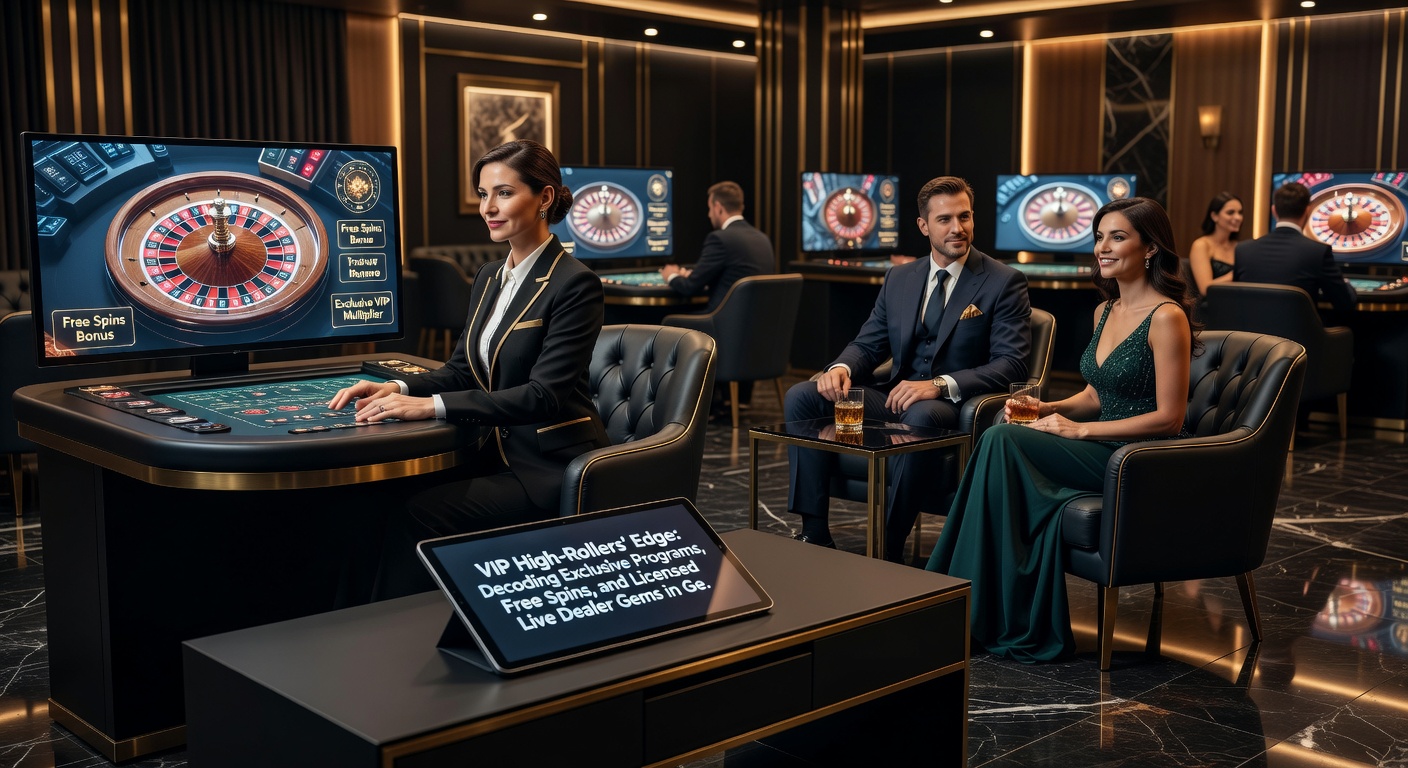 Live-Dealer-Tisch mit Roulette in einem lizenzierten deutschen Casino-Studio, High-Roller im Fokus